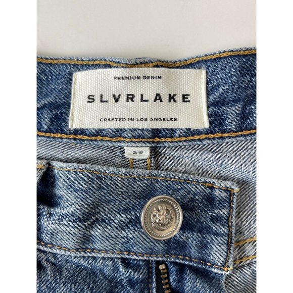 SLVRLAKE Light Blue Straight Leg Jeans - Picture 8 of 12